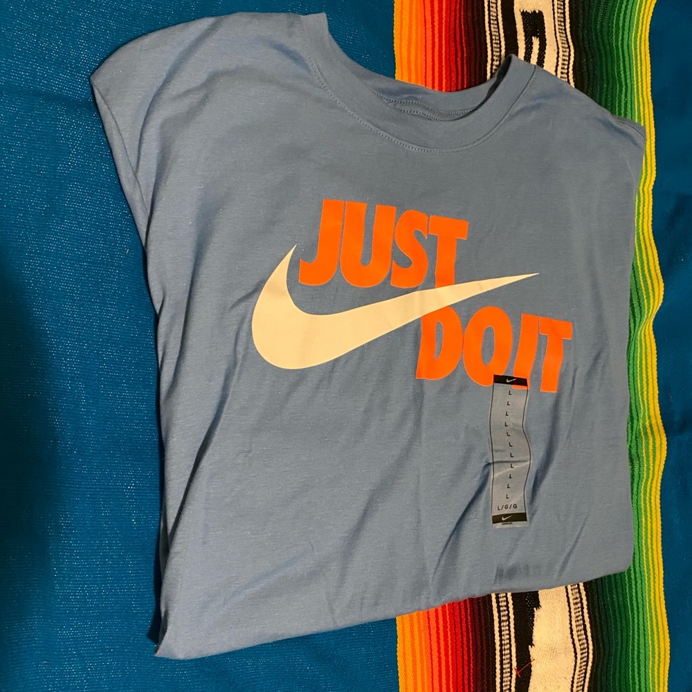 Nike blue shirt